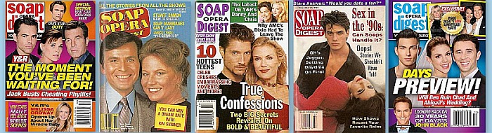 Back Issues of Soap Opera Digest magazine from 1975 thru 2023