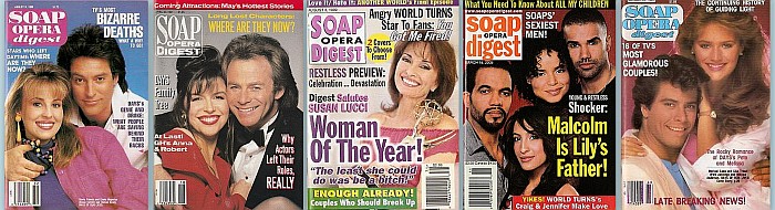 Back Issues of Soap Opera Digest magazine from 1975 thru 2023