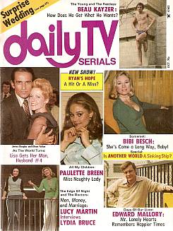 Daily TV Serials October 1975