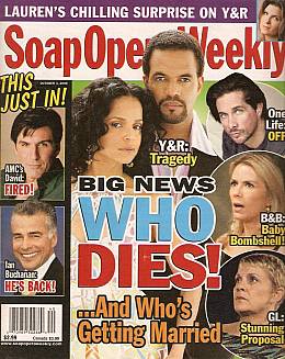 Soap Opera Weekly October 3, 2006
