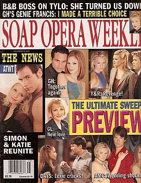 Soap Opera Weekly November 6, 2001
