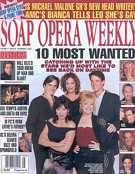 Soap Opera Weekly November 7, 2000