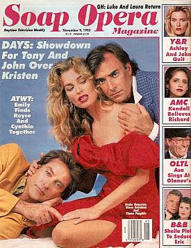 Soap Opera Magazine Nov. 9, 1993