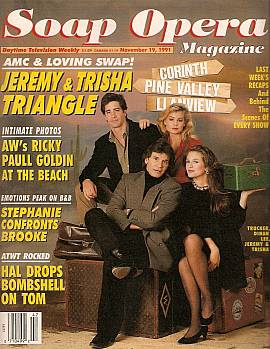 Soap Opera Magazine November 19, 1991