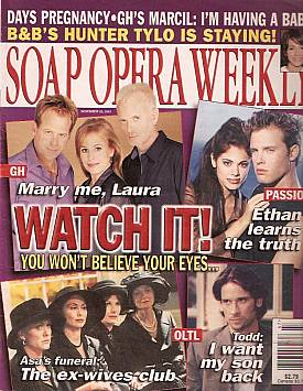 Soap Opera Weekly November 20, 2001