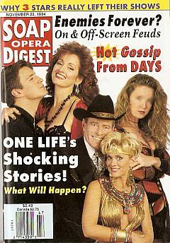 Soap Opera Digest - November 22, 1994