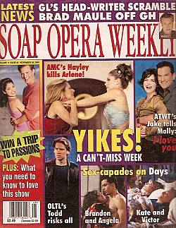 Soap Opera Weekly November 28, 2000