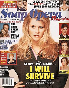 Soap Opera Magazine December 8, 1998
