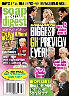 Soap Opera Digest December 10, 2012