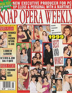 Soap Opera Weekly December 21, 1999