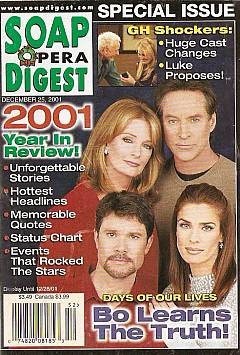 Soap Opera Digest Dec. 25, 2001