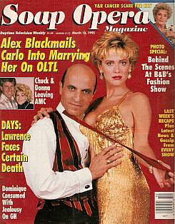 Soap Opera Magazine March 10, 1992