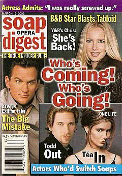 Soap Opera Digest March 19, 2002