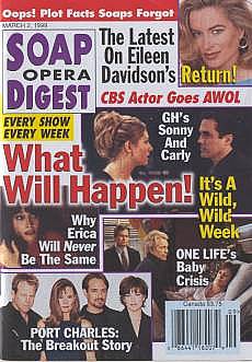 Soap Opera Digest - March 2, 1999