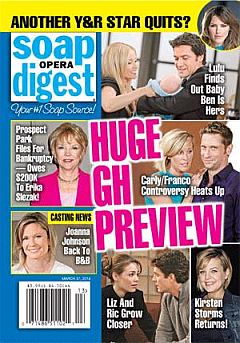 Soap Opera Digest March 31, 2014
