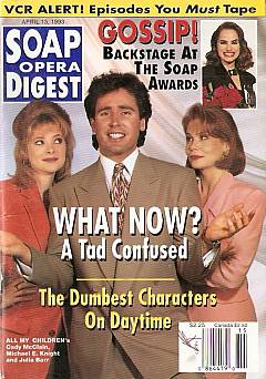 Soap Opera Digest April 13, 1993