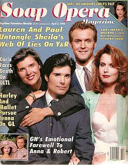 Soap Opera Magazine April 7, 1992