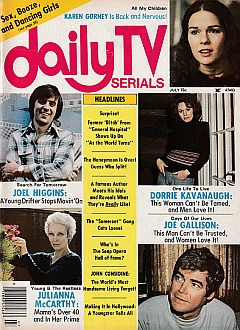Daily TV Serials July 1976