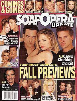 Soap Opera Update August 29, 2000