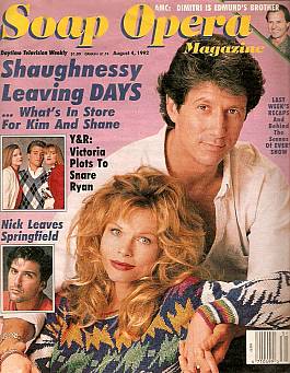 Soap Opera Magazine Aug. 4, 1992