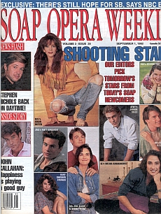 Soap Opera Weekly September 1, 1992
