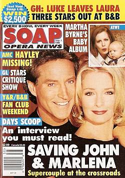 Soap Opera News September 1, 1998