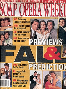 Soap Opera Weekly September 7, 1993