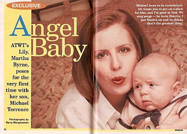 Exclusive Pictorial with Martha Byrne & son