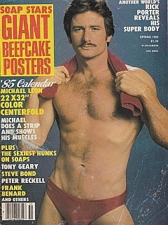 Soap Stars Giant Beefcake Posters Spring 1985
