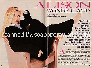 Interview with Alison Sweeney (Sami on Days Of Our Lives)