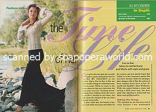 Interview with Eva LaRue (Maria on the soap opera, All My Children)