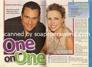 Interview with Maurice Benard & Kelly Sullivan (Sonny & Kate on General Hospital)