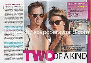 Interview with Darin Brooks and Jacqueline MacInnes Wood (Wyatt and Steffy on The Bold and The Beautiful)
