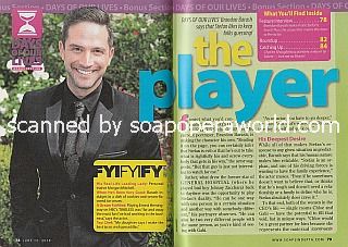 Interview with Brandon Barash (Stefan O. DiMera on Days Of Our Lives)