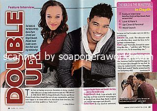 Interview with Reign Edwards & Rome Flynn (Nicole and Zende on The Bold and The Beautiful)