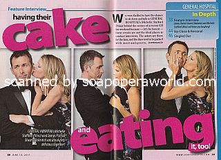 Interview with James Patrick Stuart and Michelle Stafford (Valentin and Nina on General Hospital)