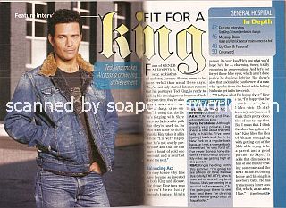 Interview with Ted King (Alcazar on General Hospital)