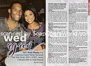 Interview with Lawrence Saint-Victor and Karla Mosley of The Bold and The Beautiful