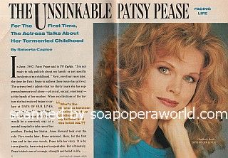 Interview with Patsy Pease of Days Of Our Lives