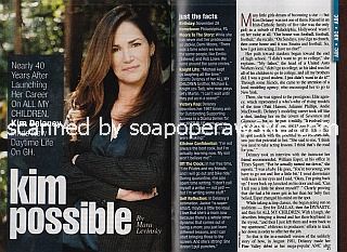 Interview with Kim Delaney of General Hospital