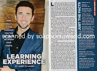 Interview with Billy Flynn (Chad on Days Of Our Lives)