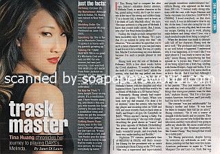 Interview with Tina Huang of Days Of Our Lives
