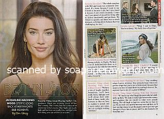 Interview with Jacqueline MacInnes Wood (Steffy on The Bold and The Beautiful)