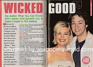 Interview with Kirsten Storms and Bradford Anderson (Maxie and Spinelli on General Hospital)
