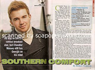 Interview with Chandler Massey (Will on Days Of Our Lives)