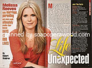 Interview with Melissa Reeves (Jennifer Horton on Days Of Our Lives)