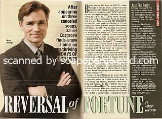 Interview with Daniel Cosgrove (Aiden Jennings on Days Of Our Lives)