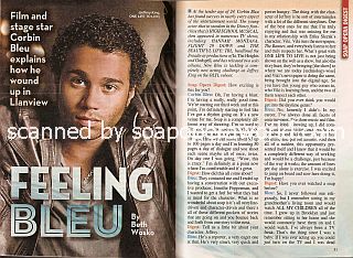 Interview with Corbin Bleu (Jeffrey King on One Life To Live)