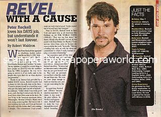 Interview with Peter Reckell (Bo Brady on Days Of Our Lives)