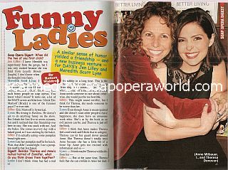 Interview with 
Meredith Scott Lynn & Jen Lilley (Anne & Theresa on the soap opera, Days Of Our Lives)
